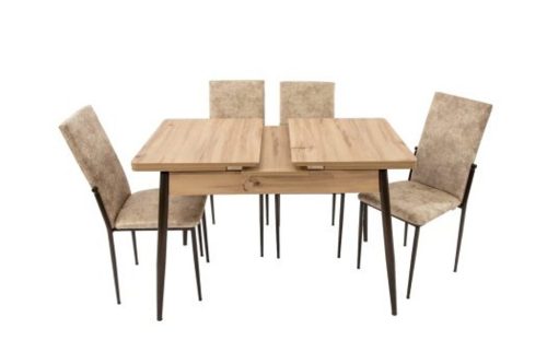 masa extensibila cu 4 scaune