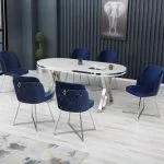 set masa royal albastru