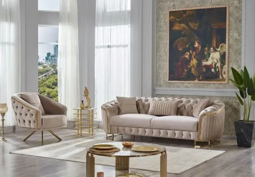Mobilier premium Constanta;CANAPEA SI FOTOLIU LUSSO