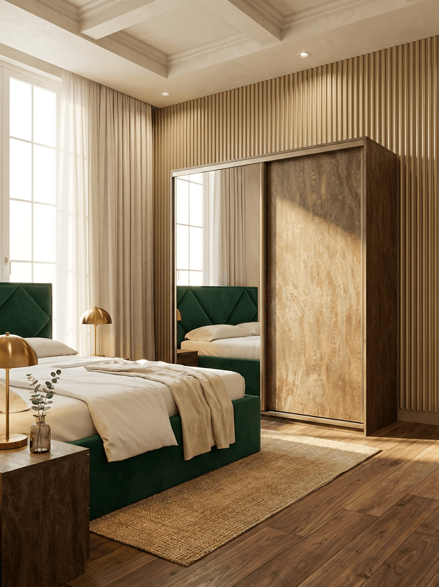 Dressing pe comanda Givastar cu usi glisante si oglinda