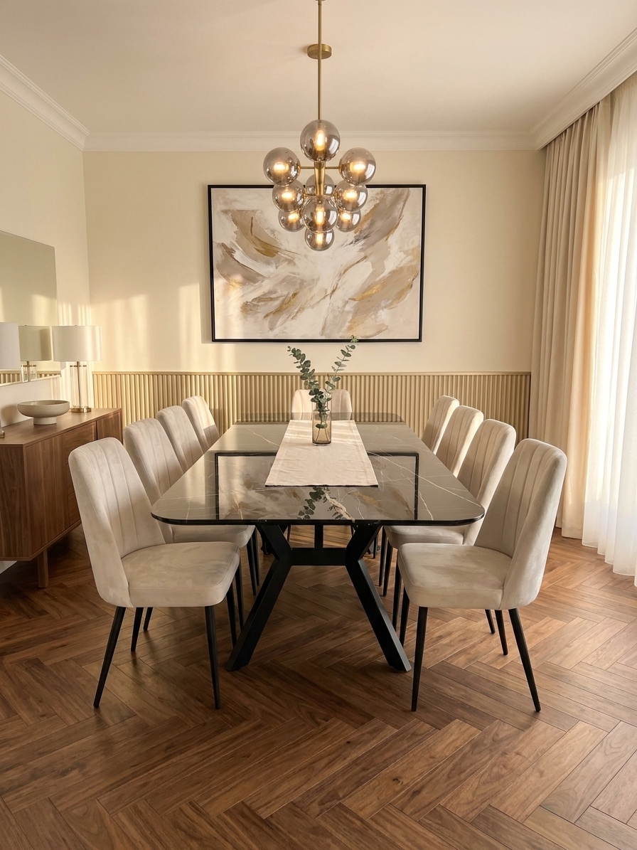 Set masa si scaune Givastar pentru sufragerie